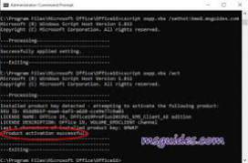 Activator CMD Windows 10 and Office 2019 - May 2019