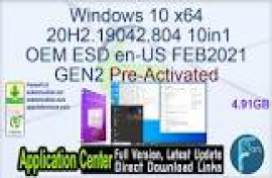 Windows 10 X64 20H2 Pro 3in1 OEM ESD en-US JAN 2021 {Gen2}