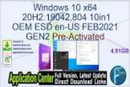 Windows 10 X64 20H2 10in1 OEM en-US DEC 2020 {Gen2}