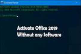 Activator CMD Windows 10 1809 and Office 2019
